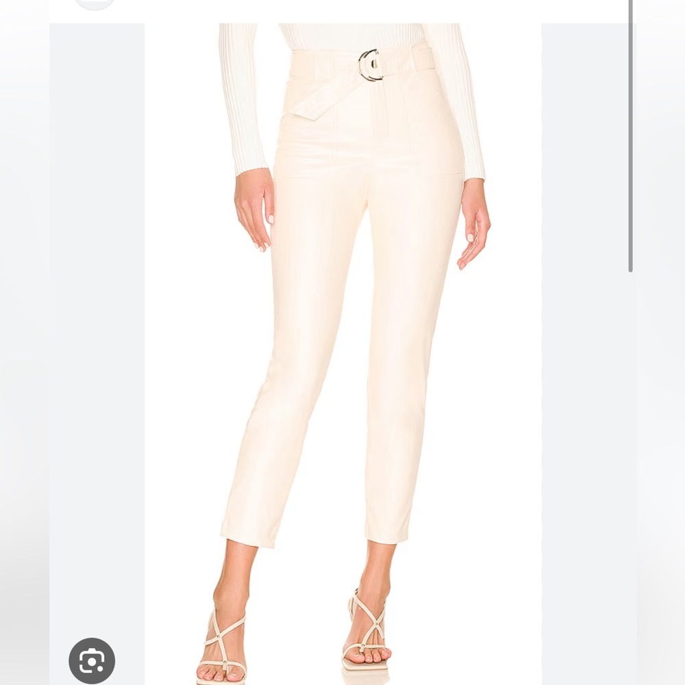 Revolve- superdown- buckle up cream pants sold out online